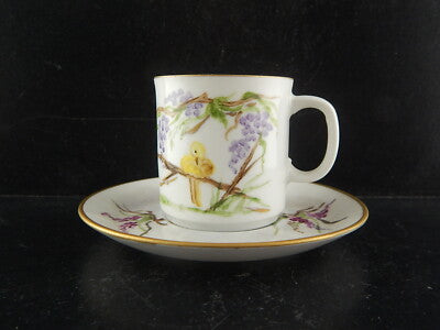 VINTAGE TAZZA CAFFE' PORCELLANA WINTERLING BAVARIA 1979 DIPINTA E FIRMATA #5290