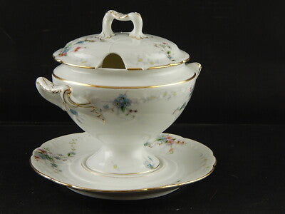 ANTICO LIBERTY 1900 PORCELLANA PIRKENHAMMER BOHEMIA PICCOLA ZUPPIERA EGOISTE