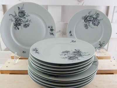 PREZIOSO SERVIZIO TAVOLA PIATTI ART DECO PORCELLANA RICHARD GINORI 1937 15 PEZZI