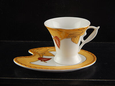 VINTAGE COLLEZIONE ELEGANTE RARA TAZZINA PORCELLANA STILE LIBERTY NOBLES