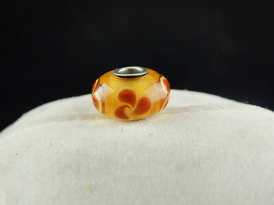 VINTAGE CIONDOLO CHARM TROLLBEADS VETRO DANISH COPENHAGEN DESIGN PRE 2000 #2