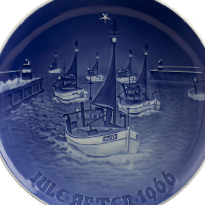 ROYAL COPENHAGEN BING&GRONDAHL PIATTO DI NATALE 1966 ORIGINALE PORCELLANA PRIMA