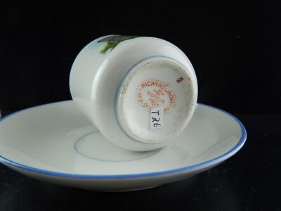 SET CAFFE' PORCELLANA RICHARD GINORI DOCCIA EXPO TORINO 1911 SERVIZIO GAZZETTA~