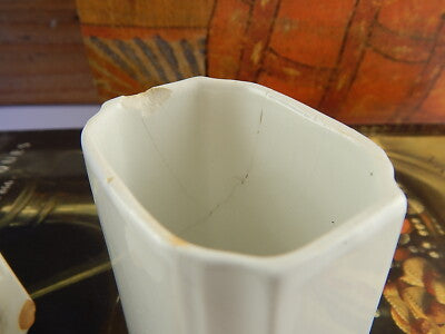 ANTICO ART DECO BARATTOLO CUCINA SOCIETÀ CERAMICA ITALIANA LAVENO DIFETTO