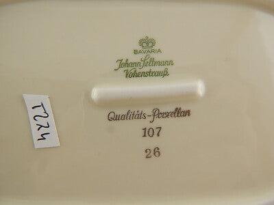 ANTICO ART DECO VASSOIO RAVIERA PIATTO PORCELLANA VOHENSTRAUSS BAVARIA SELTMANN