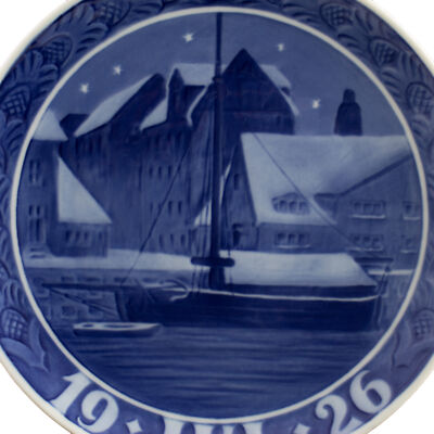 ROYAL COPENHAGEN PIATTO DI NATALE 1926 ORIGINALE PORCELLANA PRIMA SCELTA