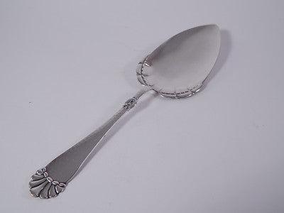 ANTICA PALETTA TORTA ARGENTO SILVER PLATE PRIMI ANNI 1900 ART NOUVEAU LIBERTY