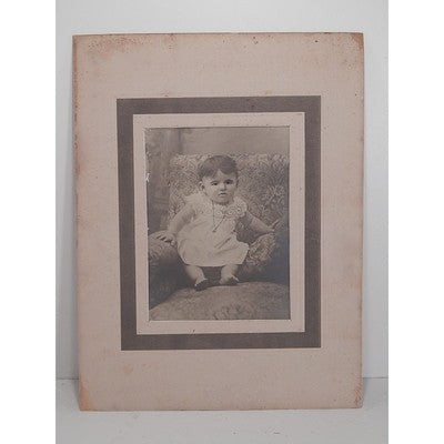 ANTICA FOTOGRAFIA "RITRATTO DI BAMBINA" COLLEZIONE INIZIO 1900