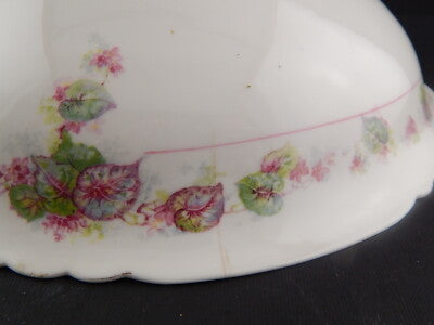 ANTICA FRUTTIERA CENTROTAVOLA PORCELLANA GINORI DOCCIA FORMA NAPOLI LIBERTY