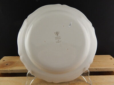 ANTICO 1946 PIATTO PIANO CERAMICA IMOLA TECNICA E DECORO SETTECENTO ITALIANO #11