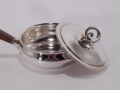 VINTAGE SALSIERA SAUCE PAN TEGAMINO CON COPERCHIO ARGNTO SILVER PLATE