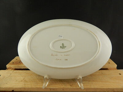 VINTAGE WINTERLING VASSOIO PIATTO OVALE PORTATA PORCELLANA DIPINTO A MANO
