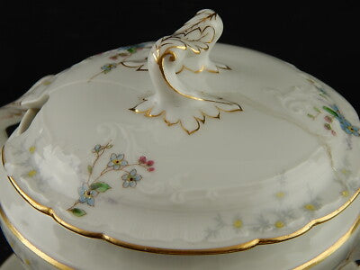 ANTICO LIBERTY 1900 PORCELLANA PIRKENHAMMER BOHEMIA PICCOLA ZUPPIERA EGOISTE