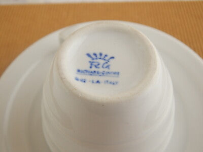 PORCELLANA BIANCA TAZZINA CAFFE' RICHARD GINORI ANNI 60 MADE IN ITALY COLLEZIONE