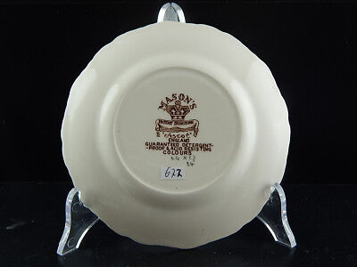 ANTICO PIATTO CM 15 PORCELLANA CERAMICA INGLESE MASON'S DECORO ASCOT