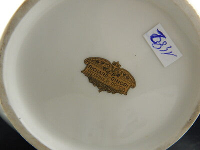 ANTICA LATTIERA 1900-30 PORCELLANA RICHARD GINORI CARTIGLIO PITTORIA DI DOCCIA