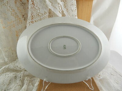 ART NOUVEAU VASSOIO PIATTO OVALE CERAMICA RICHARD GINORI NON TI SCORDAR DI ME