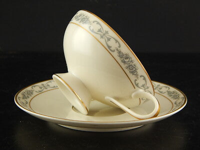 VINTAGE TAZZA DA TÈ ROSENTHAL THOMAS PREZIOSA PORCELLANA AVORIO MODELLO IMPERO