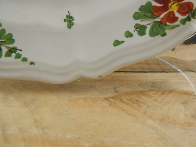 ANTICO 1946 PIATTO PIANO CERAMICA IMOLA TECNICA E DECORO SETTECENTO ITALIANO #13