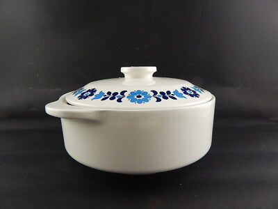 VINTAGE CENTROTAVOLA BISCOTTIERA CERAMICA RICHARD GINORI LAVENO ANTONIA CAMPI
