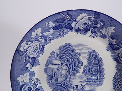 VINTAGE ENOCH WOOD'S ENGLISH SCENERY WOOD&SONS CIOTOLA SEMI PORCELLANA