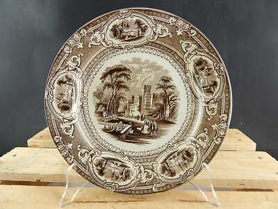 WEDGWOOD&CO CORINTHIA ANTICO RARO PIATTO CERAMICA FINE 1800 COLLEZIONE #5383