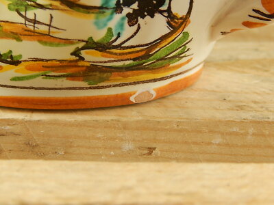 VINTAGE RARO VASO JARDINIERE METÀ 900 IAMA MAIOLICHE ARTISTICHE ALBISOLA