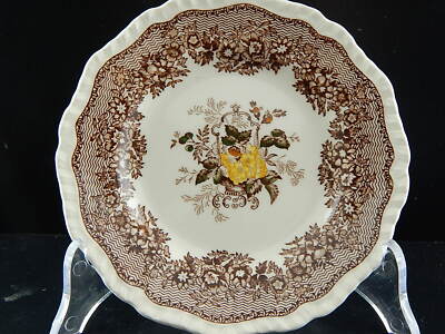 ANTICO PIATTO CM 15 PORCELLANA CERAMICA INGLESE MASON'S DECORO ASCOT