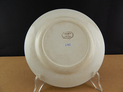 ANTICO RARO PIATTO CERAMICA SCI LAVENO MARCHIO INCUSSO COLLEZIONE GENOVA #4362
