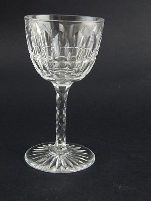 CRISTALLO SAINT LOUIS ART DECO BICCHIERE LIQUORE PORTO LAVORATO PUNTA DIAMANTE