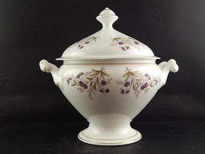 ANTICA LIMOGES HAVILAND ZUPPIERA CENTROTAVOLA PORCELLANA FINE 800 ART NOUVEAU #