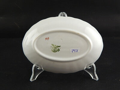 ANTICO PIATTO OVALE RAVIERA CERAMICA ART DECO ANDLOVIZ VERBANUM STONE LAVENO