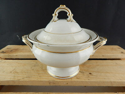 DAVENPORT ANTICA PREZIOSA POTTERY CERAMICA PICCOLA ZUPPIERA EGOISTE FINE 800