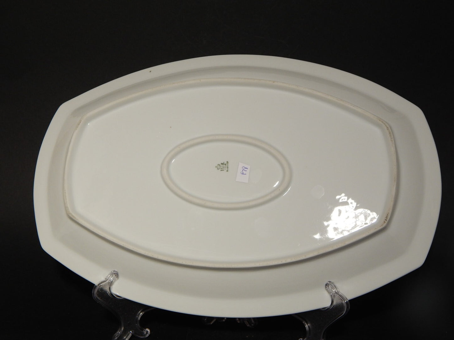 ANTICO ART DECO VASSOIO PORCELLANA HEINRICH &CO BAVARIA LA FAYETTE