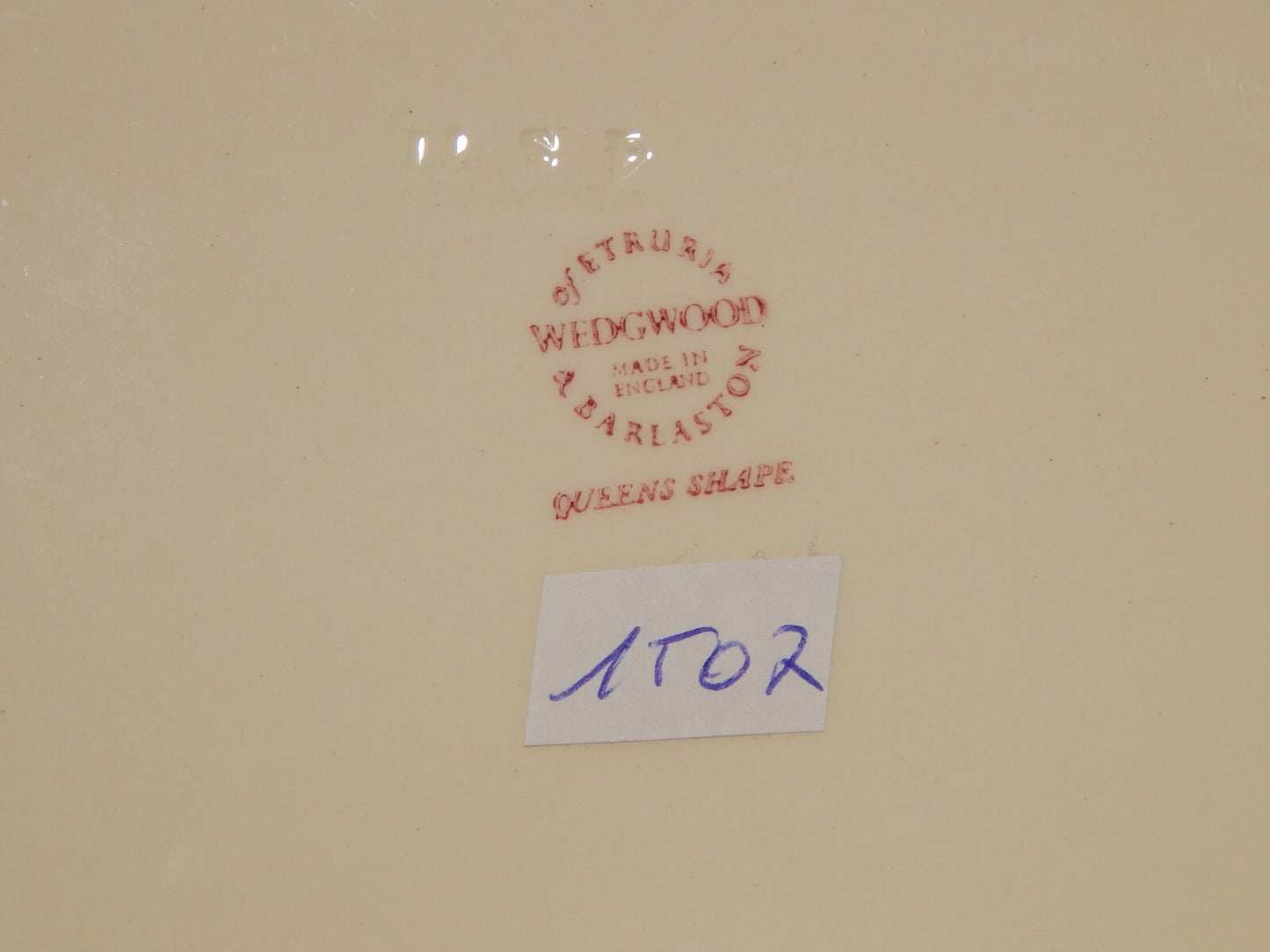 VINTAGE CERAMICA WEDGWOOD ETRURIA BARLASTON QUEENS SHAPE VASSOIO PIATTO OVALE