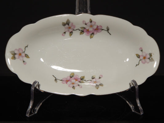 VINTAGE RAVIERA PORCELLANA SELTMANN WEIDEN BAVARIA FIORI DI PESCO MODELLO NORA