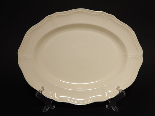 VINTAGE CERAMICA WEDGWOOD ETRURIA BARLASTON QUEENS SHAPE VASSOIO PIATTO OVALE