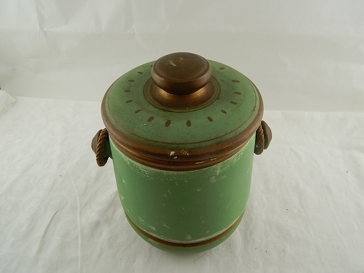 ANTIQUARIATO GELATIERA RINFRESCATOIO VASO IMPERO CERAMICA MAIOLICA ITALIANA