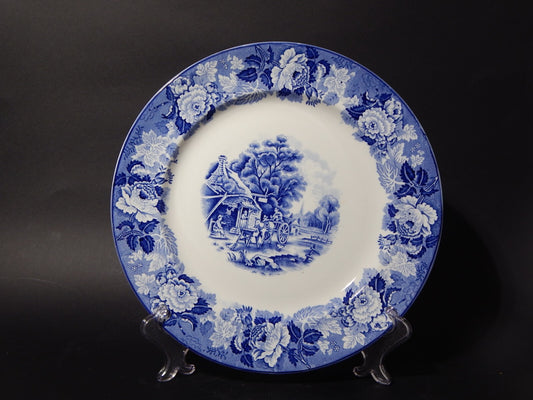 VINTAGE ENOCH WOOD'S ENGLISH SCENERY PIATTO PORTATA VASSOIO SEMI PORCELLANA X537