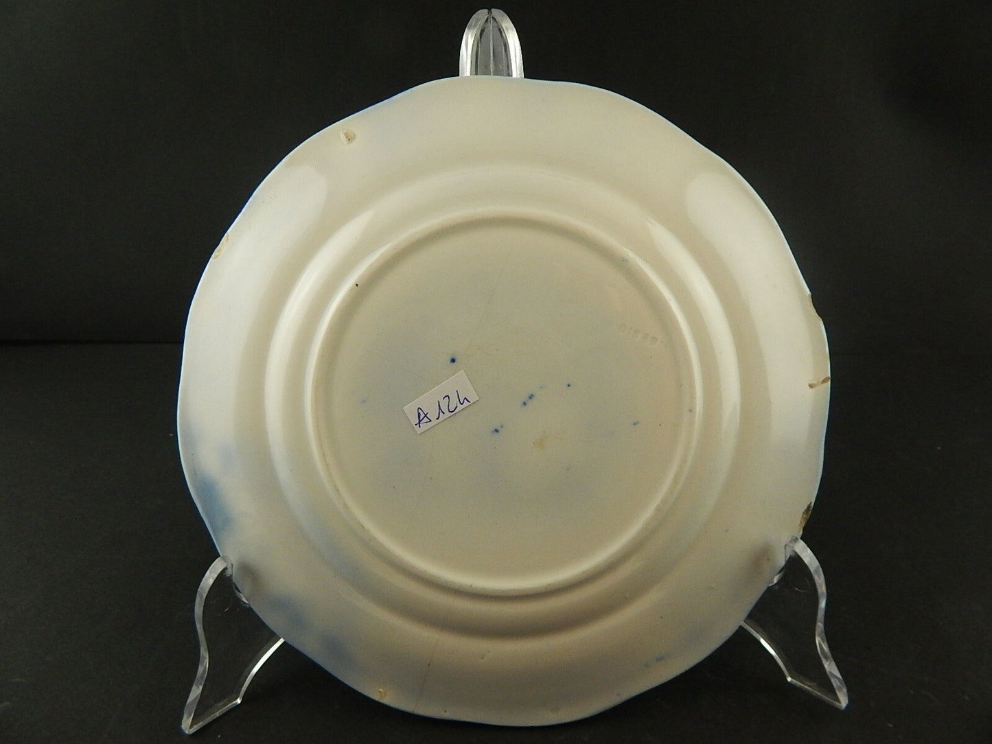 ANTICO PIATTO CERAMICA GIUSEPPE BESIO MONDOVI' SECONDA META' 800 JARDINIERE A124