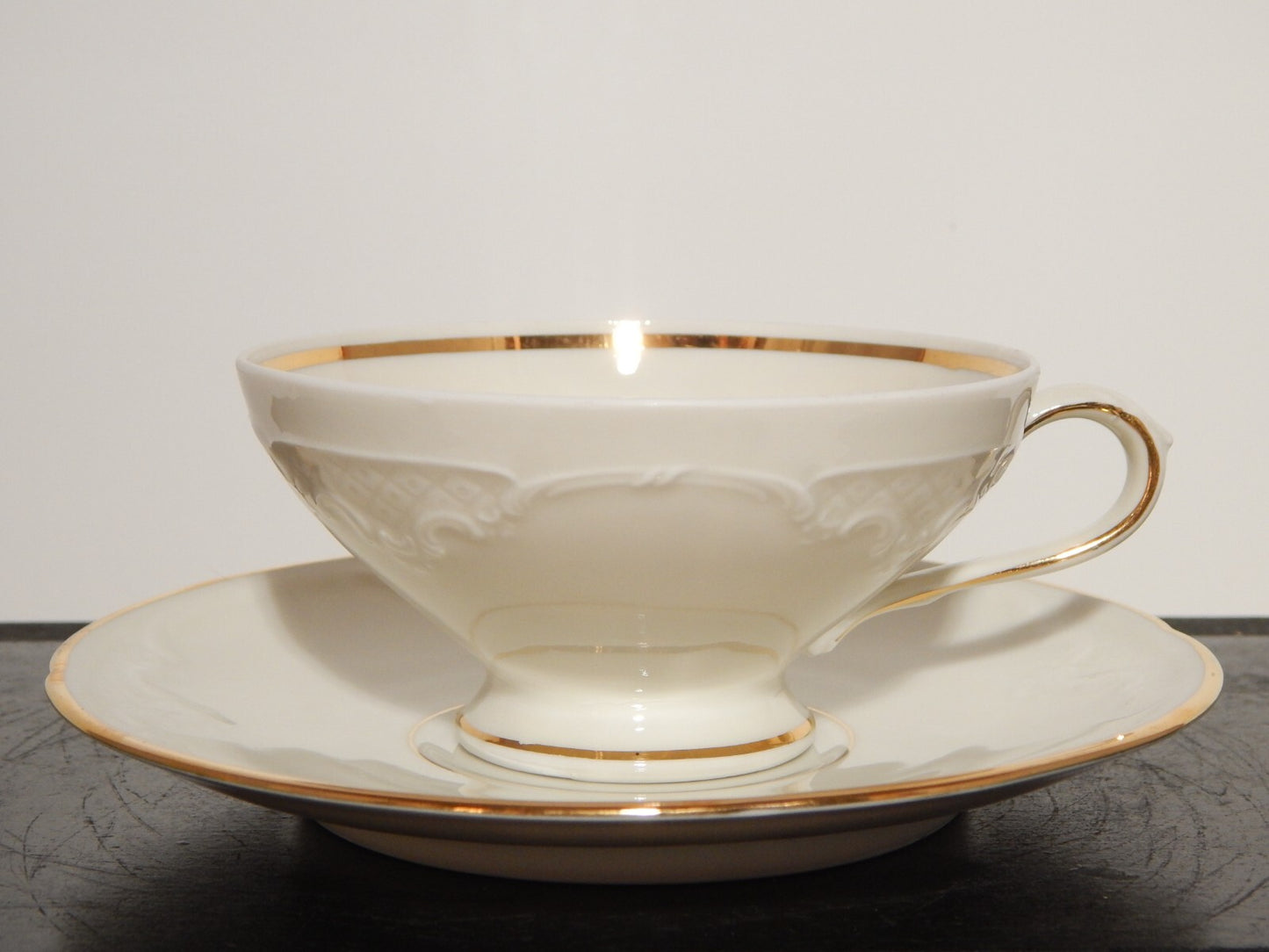 ANTICO SERVIZIO DA TE' PORCELLANA RIFINITO ORO WINTERLING BAVARIA STILE IMPERO