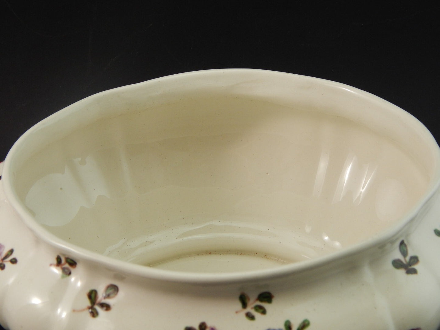 PREZIOSO CENTROTAVOLA ZUPPIERA MAIOLICA CERAMICA PAGANI VECCHIA LODI DIPINTO