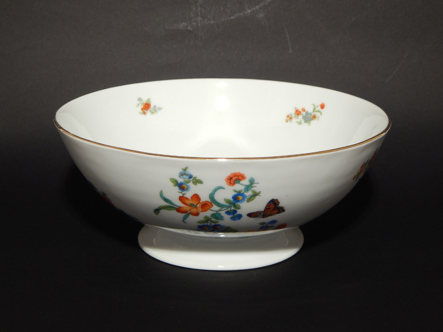 ANTICA CIOTOLA INSALATIERA PORCELLANA ART NOUVEAU SUISSE LANGENTHAL PRIMO '900