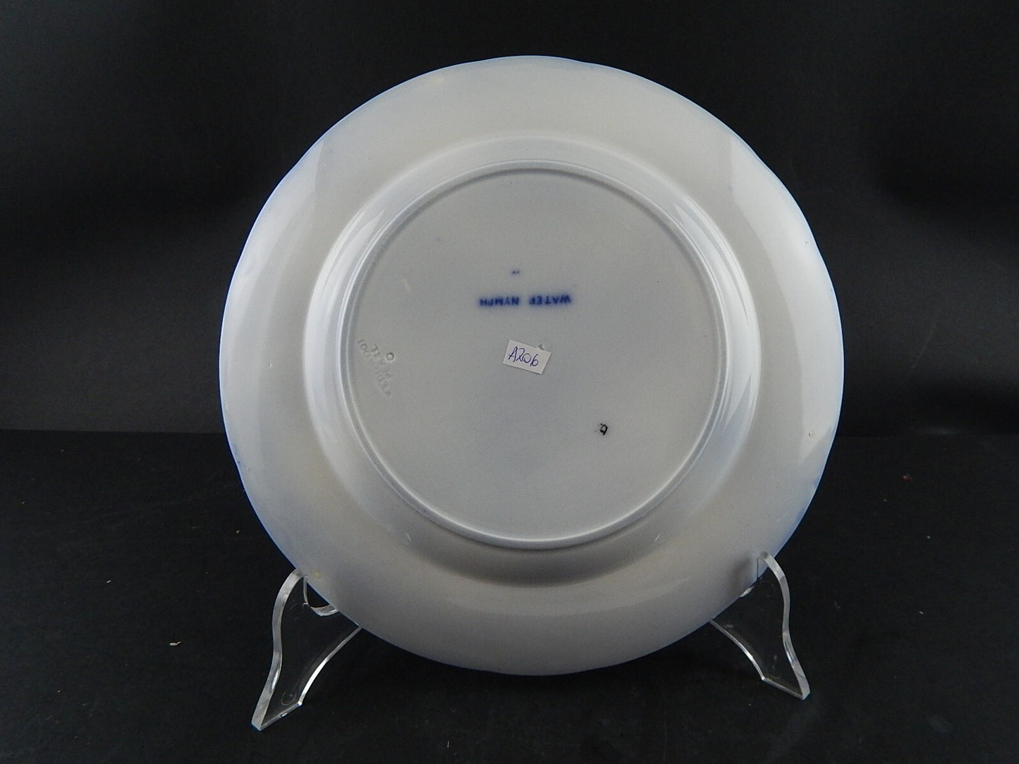 ANTICO RARO PIATTO PORCELLANA WEDGWOOD WATER NYMPH DIPINTO MANO FINE '800 A706