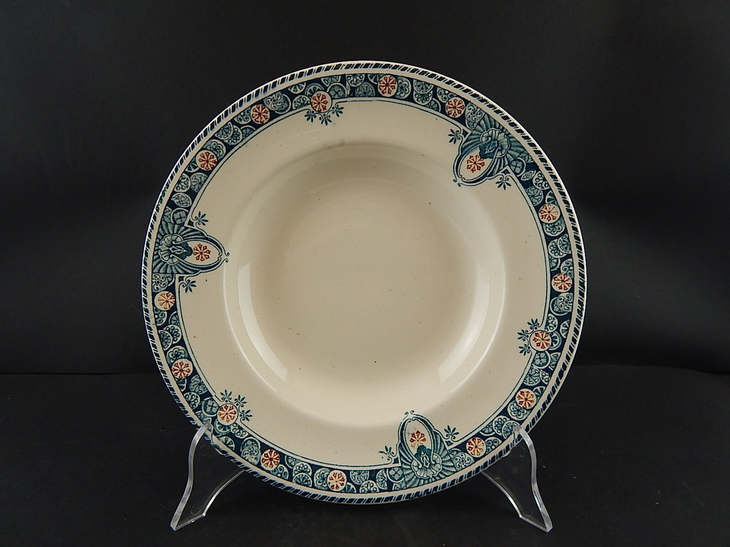 ANTICO RARO SERVIZIO PIATTI TAVOLA LIBERTY CERAMICA LONGWY MODELLO LONDRES