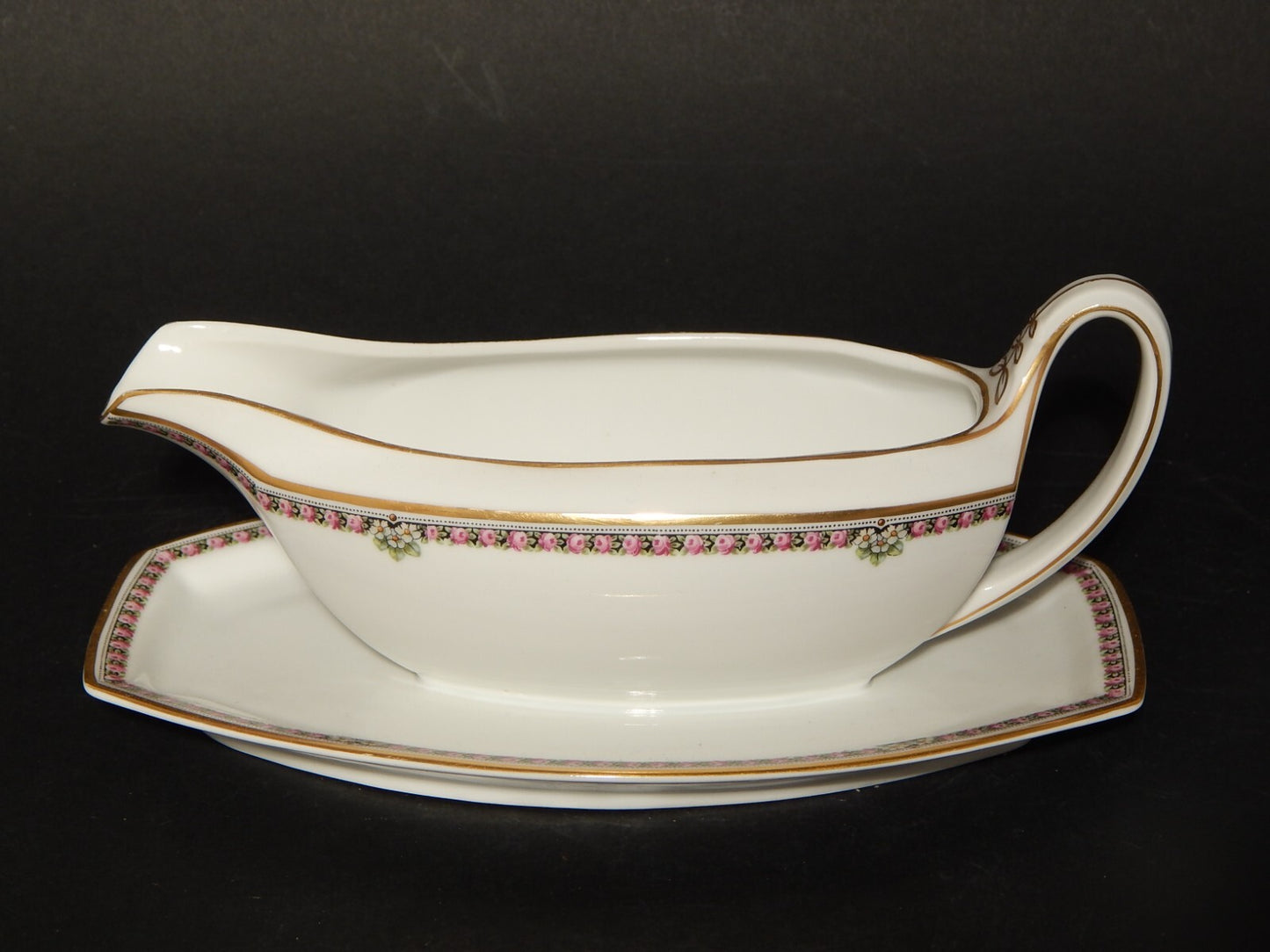 ANTICA ART DECO SALSIERA PORCELLANA HEINRICH &CO BAVARIA LA FAYETTE