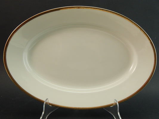 ANTICO PREZIOSO VASSOIO OVALE IMPERO PORCELLANA RICHARD GINORI DOCCIA DEL 1939
