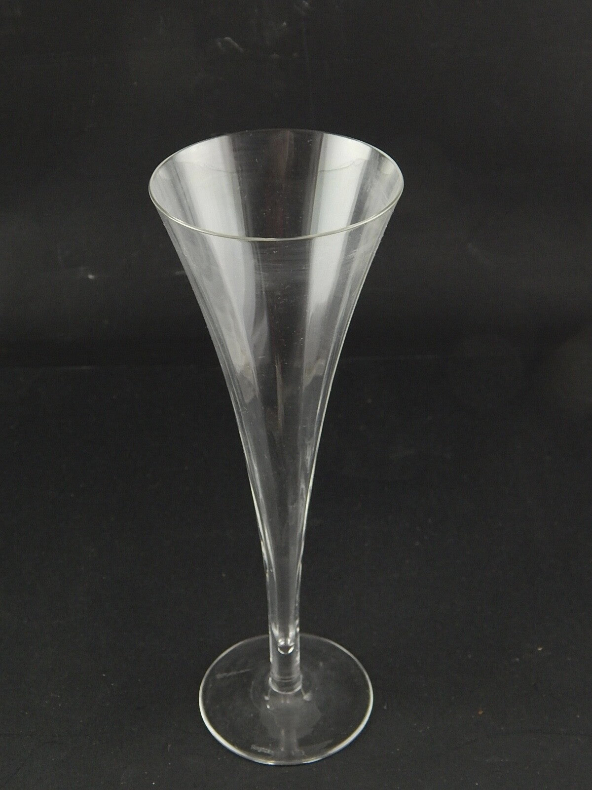 ART DECO ELEGANTE PREZIOSA COPPIA CALICI FLUTE CRISTALLO ROGASKA MODELLO LUNA