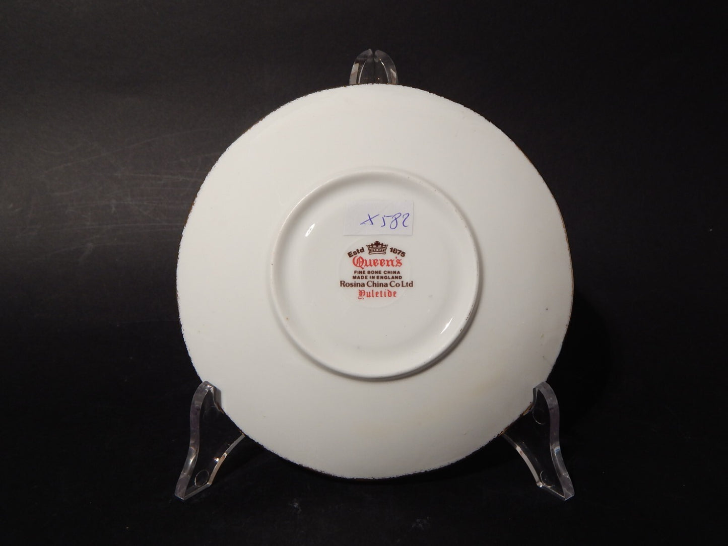 RETRO' PREZIOSA PORCELLANA INGLESE QUEEN'S ROSINA TAZZA TE' JULETIDE IDEA REGALO