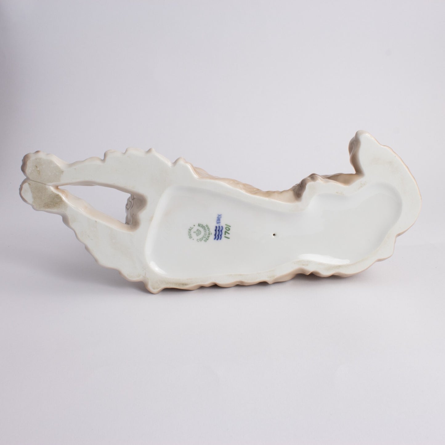 STATUINA GRANDE PORCELLANA ROYAL COPENHAGEN "Collie" 1701 ORIGINALE HANDMADE